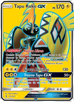 Tapu Koko GX, Albor de Guadianes No. 135 Normal