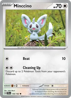 Minccino, Temporal Forces No. 136 Normal