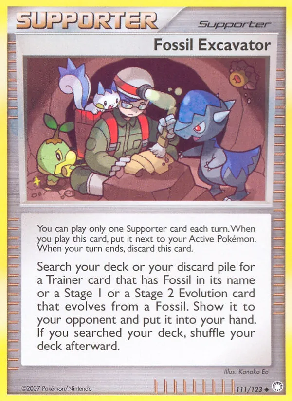 Fossil Excavator, Mysterious Treasures No. 111