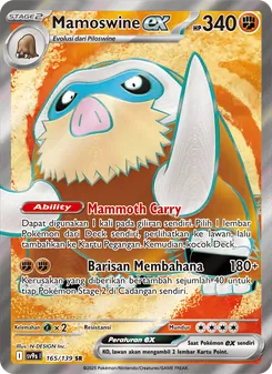 Mamoswine ex, Ikatan Takdir No. 165 Normal