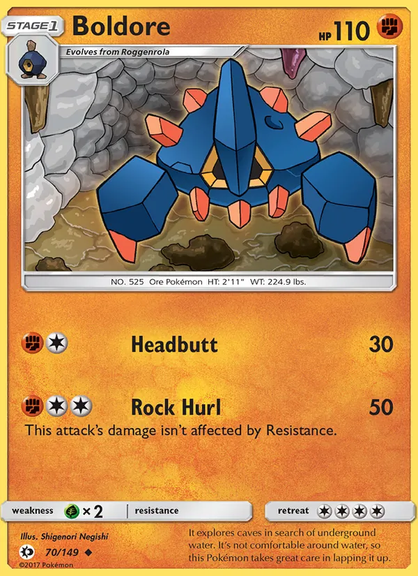 Boldore, Sun & Moon Nº 70