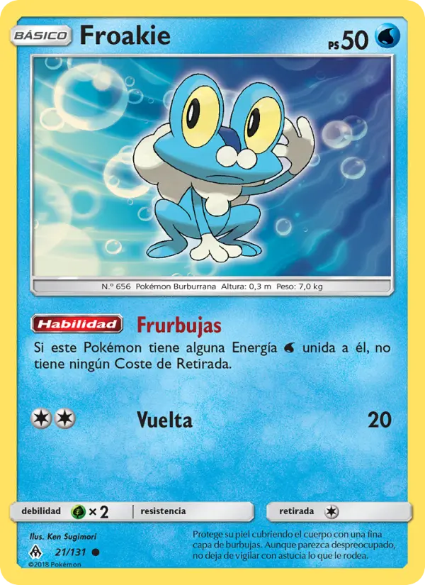 Froakie, Luz Prohibida Nº 21