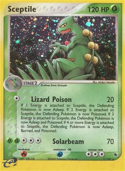 Sceptile, Ruby & Sapphire No. 11 Holo