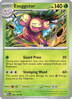 Exeggutor, Mega Evolution No. 005 Normal