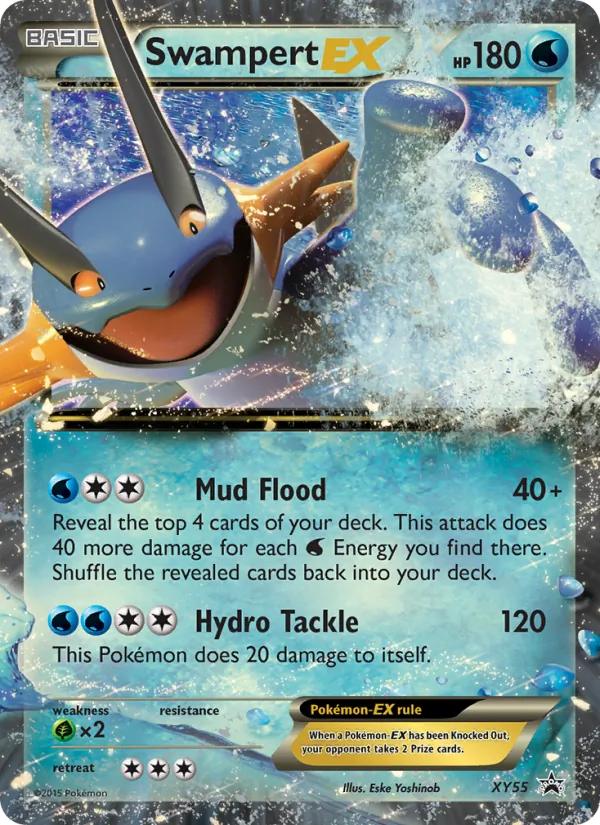 Swampert EX, XY Black Star Promos Nº XY55