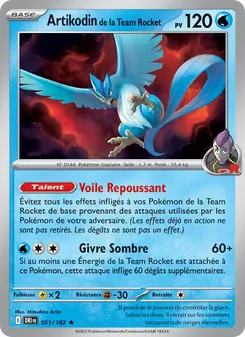 Artikodin de la Team Rocket, Rivalités Destinées No. 051 Normal