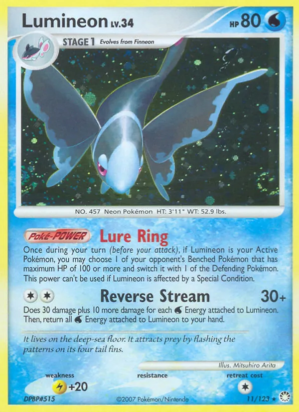 Lumineon, Mysterious Treasures No. 11