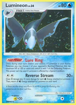 Lumineon, Mysterious Treasures Nº 11 Holo