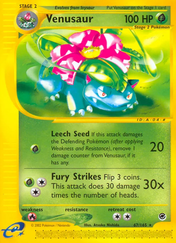 Venusaur, Expedition Base Set Nº 67