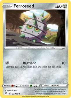 Ferroseed, Voltaggio Sfolgorante No. 123 Normal