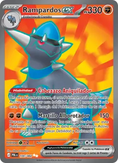 Rampardos ex, Oscuridad Absoluta No. 100 Holo