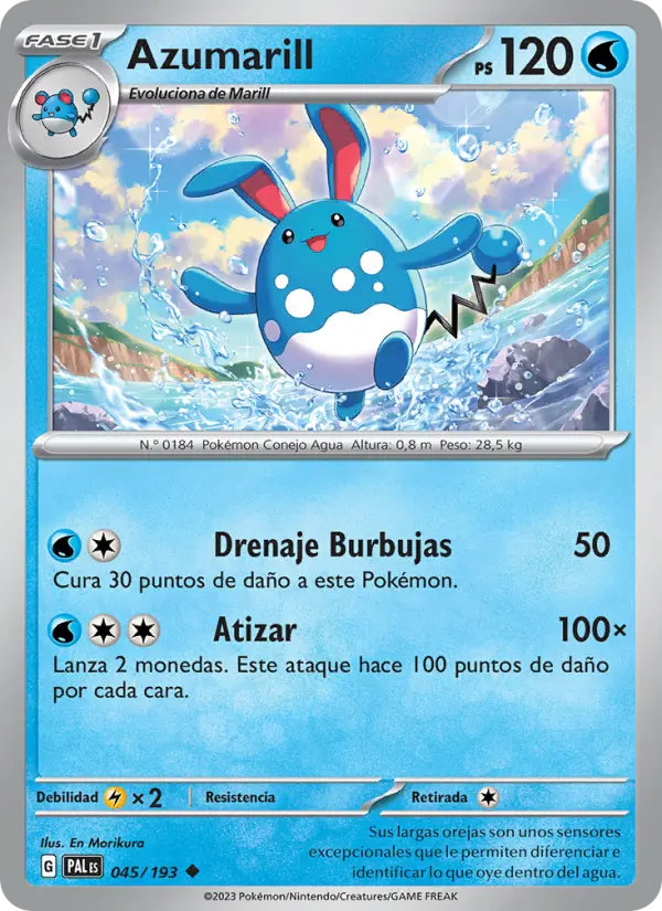 Azumarill, Evoluciones en Paldea No. 045