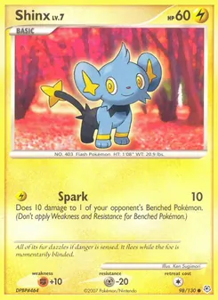Shinx, Diamond & Pearl Nº 98 Normal