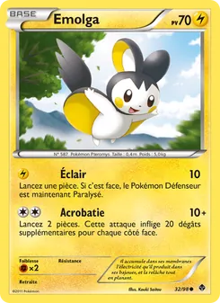 Emolga, Pouvoirs Émergents No. 32 Normal