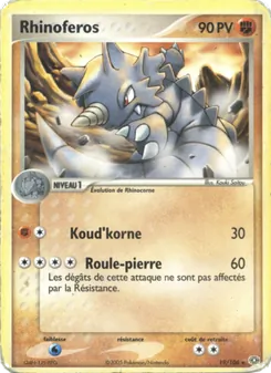 Rhinoferos, EX Émeraude No. 19 Normal