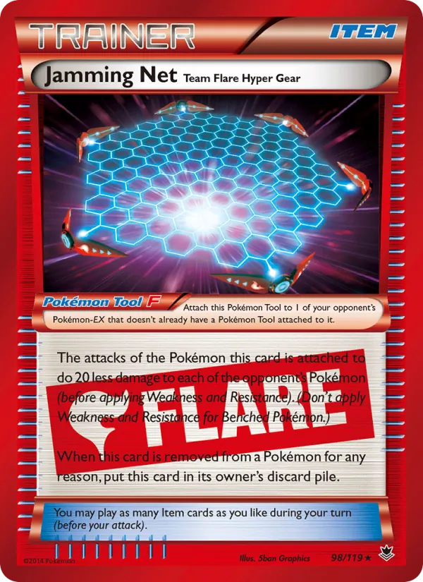 Jamming Net Team Flare Hyper Gear, Phantom Forces No. 98