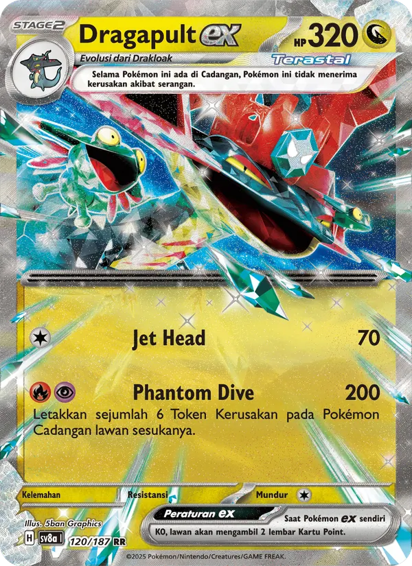 Dragapult ex, Festival Terastal ex Nº 120