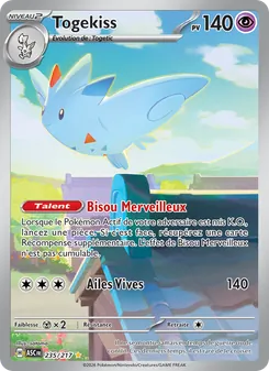 Togekiss, Héros Transcendants Nº 235 Holo