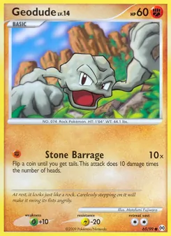 Geodude, Arceus No. 65 Normal