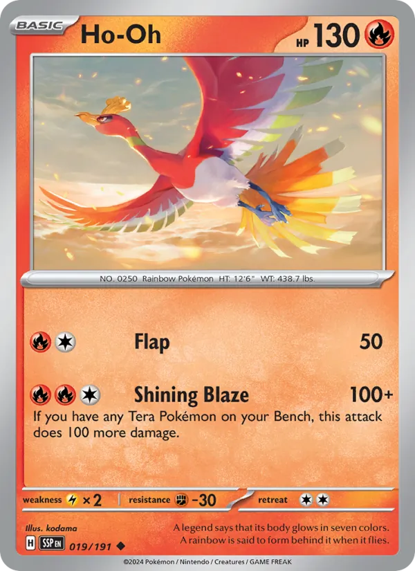 Ho-Oh, Surging Sparks No. 019