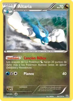 Altaria, Dragones Majestuosos Nº 84 Normal