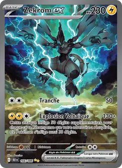 Zekrom-ex, Foudre Noire No. 166 Holo