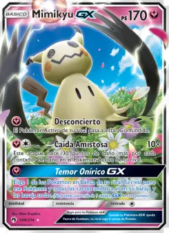 Mimikyu GX, Truenos Perdidos No. 149 Normal