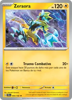 Zeraora, Corona Astral Nº 055 Reverse