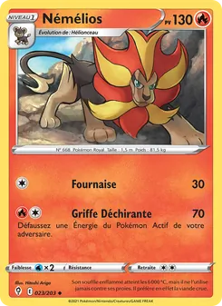 Némélios, Évolution Céleste No. 23 Normal