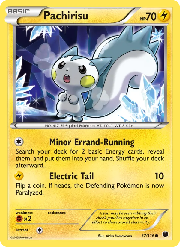 Pachirisu, Plasma Freeze Nº 37