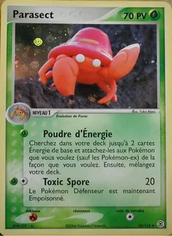 Parasect, EX Rouge Feu & Vert Feuille Nº 43 Normal