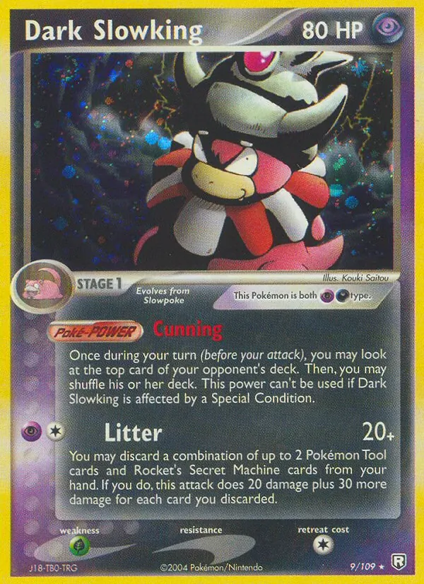 Dark Slowking, Team Rocket Returns Nº 9