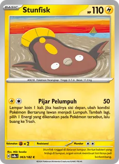 Stunfisk, Kilat Rasi No. 063 Normal