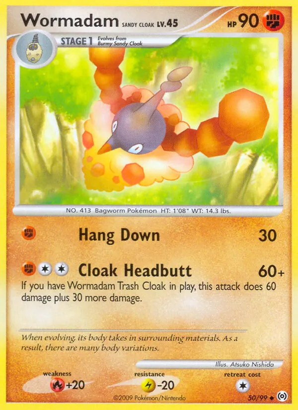 Wormadam Sandy Cloak, Arceus Nº 50