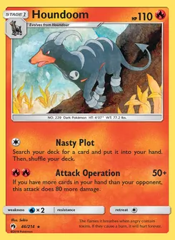 Houndoom, Lost Thunder Nº 46 Normal