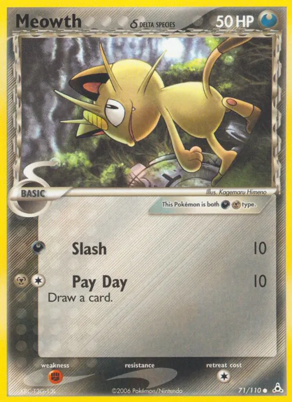 Meowth δ, Holon Phantoms No. 71