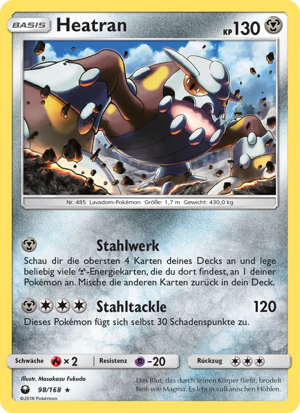Heatran, Sturm Am Firmament Nº 98