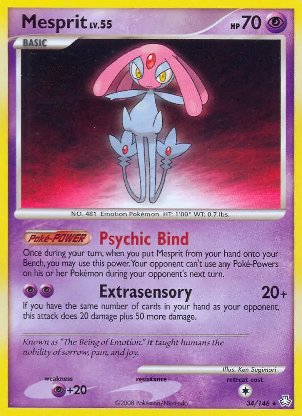 Mesprit, Legends Awakened No. 34