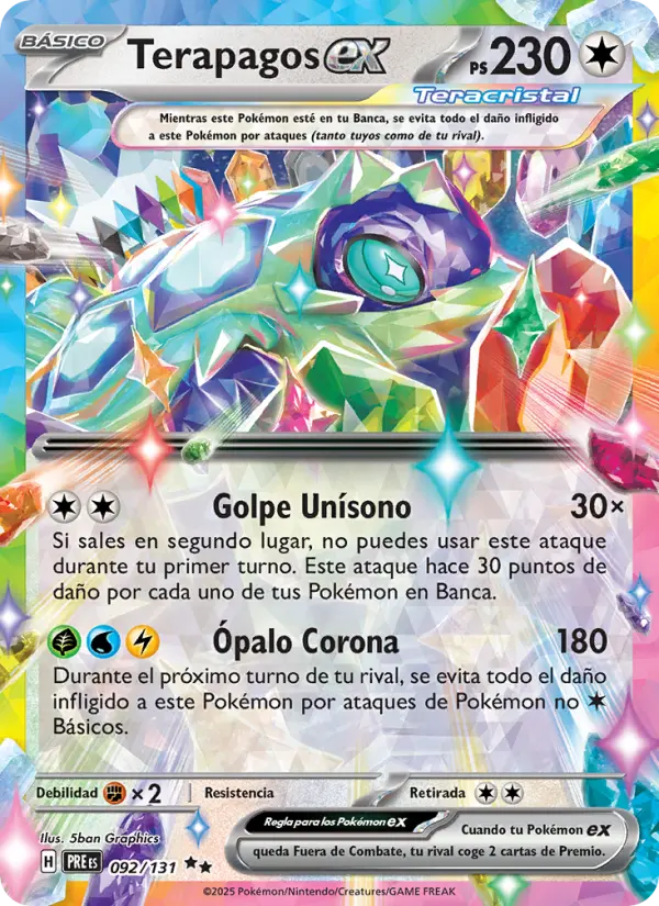 Terapagos ex, Evoluciones Prismáticas Nº 092