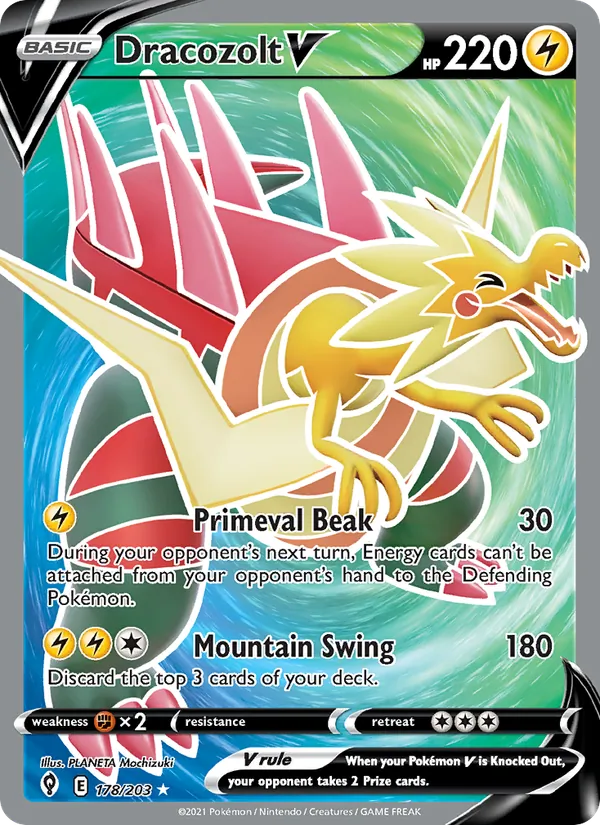 Dracozolt V, Evolving Skies No. 178