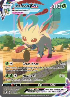 Leafeon VMAX, Evolving Skies No. 205 Holo