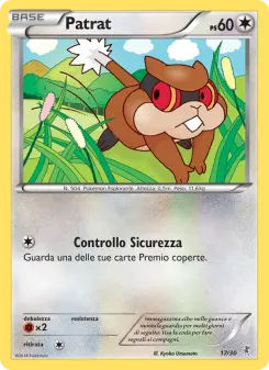 Patrat, XY trainer Kit (Bisharp) Nº 17 Normal