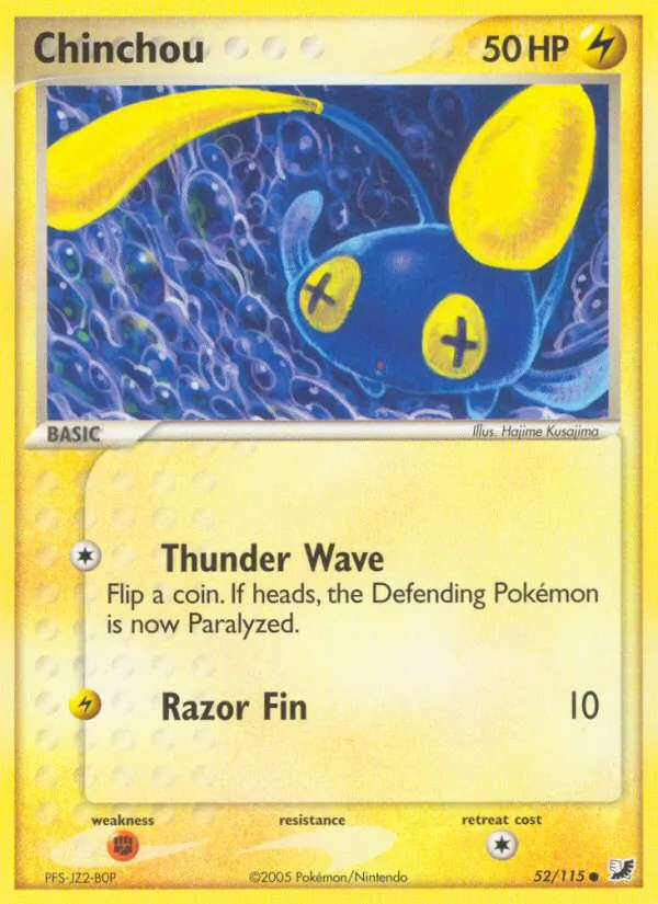 Chinchou, Unseen Forces No. 52