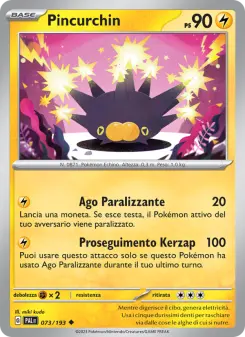 Pincurchin, Evoluzioni a Paldea Nº 073 Normal