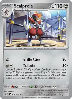 Scalproie, Flammes Obsidiennes Nº 149 Normal