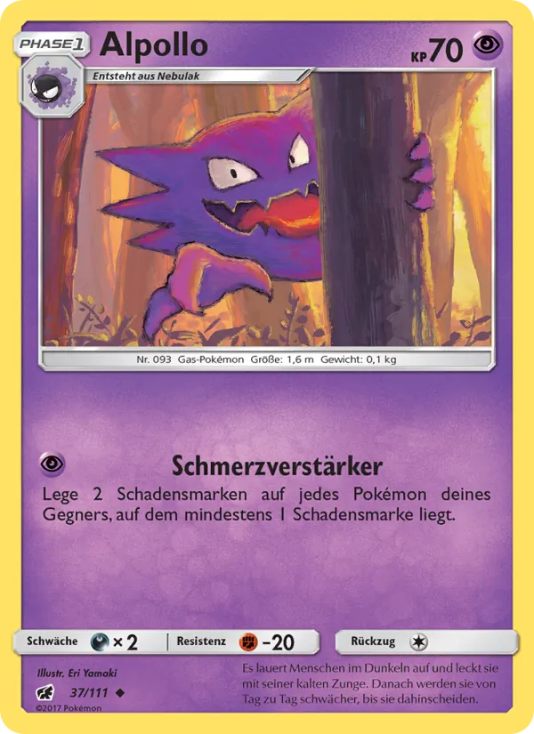 Alpollo, Aufziehen der Sturmröte No. 37