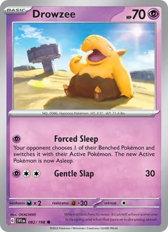 Drowzee, Scarlet & Violet Nº 082 Normal