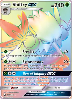 Shiftry GX, Celestial Storm No. 169 Normal