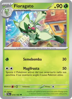 Floragato, Evoluzioni a Paldea Nº 014 Normal