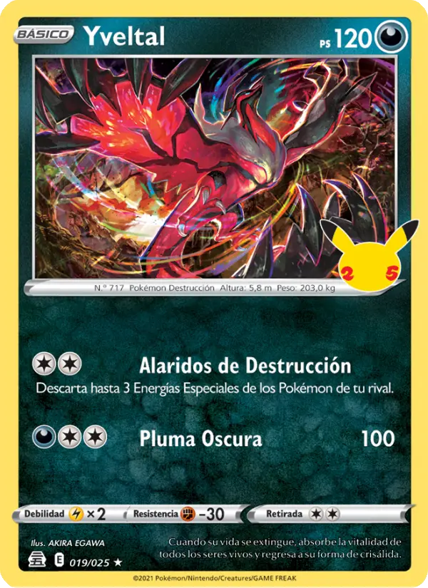 Yveltal, Celebraciones No. 19